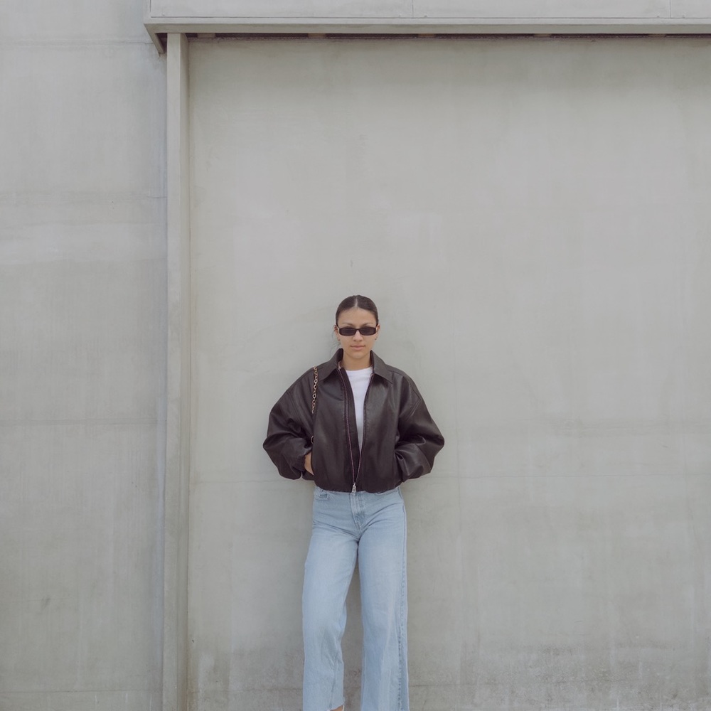 Women's Black Leather Jacket